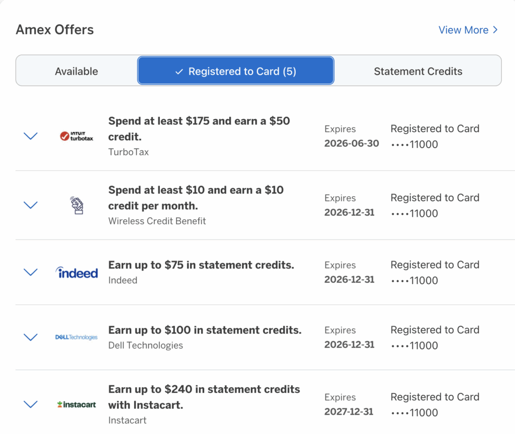 Amex biz plat - Offers