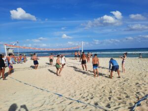 Review Viva Azteca Resort Mexico a group of people on a beach