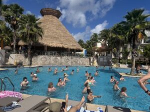 Review Viva Azteca Resort Mexico a group of people in a pool