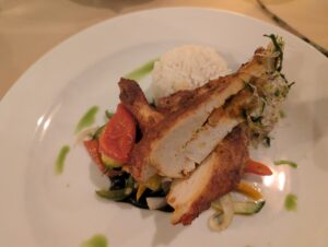 Review Viva Azteca Resort Mexico a plate of food on a table