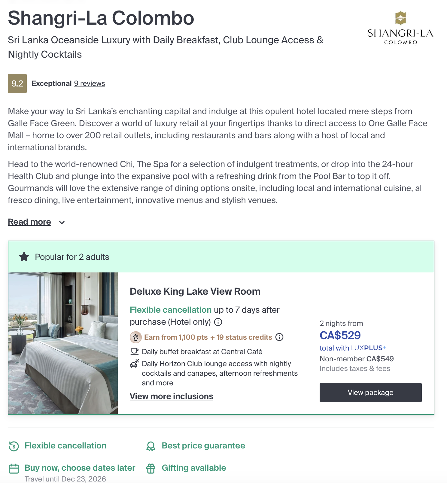 Luxury Escapes Luxury Escapes - Flexible Rate