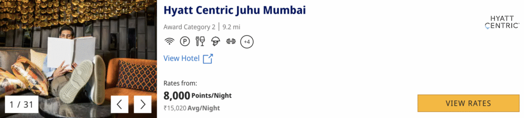 Hyatt Centric Juhu Mumbai