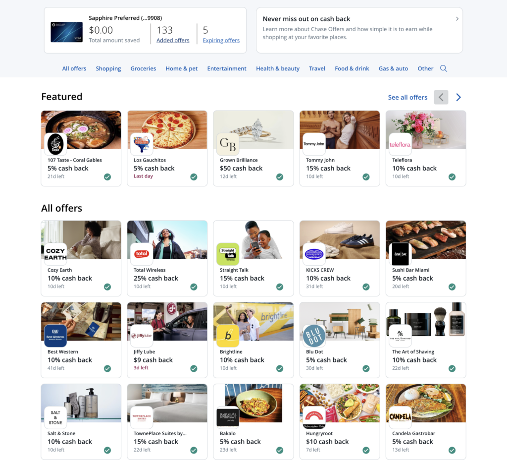 Cardpointers+ for Chase