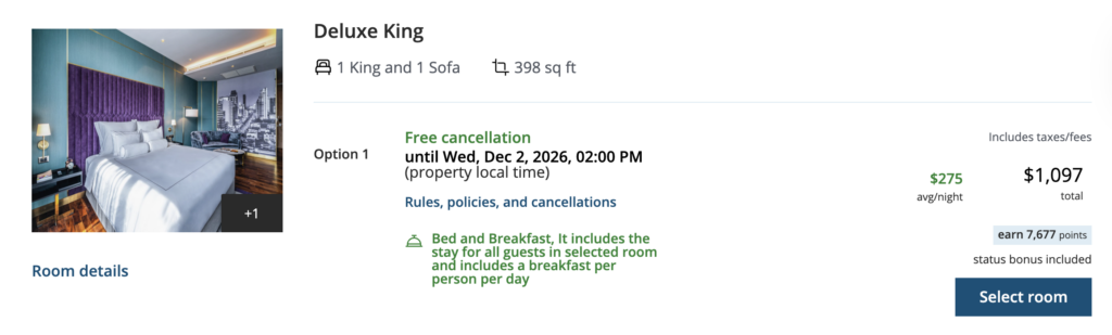 Aeroplan hotel search