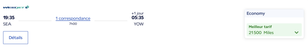 sea-yyc-yow on flying blue