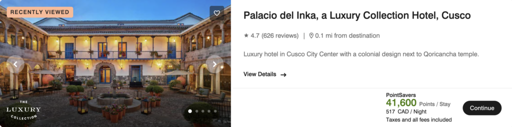 Palacio Del Inka Cusco Marriott