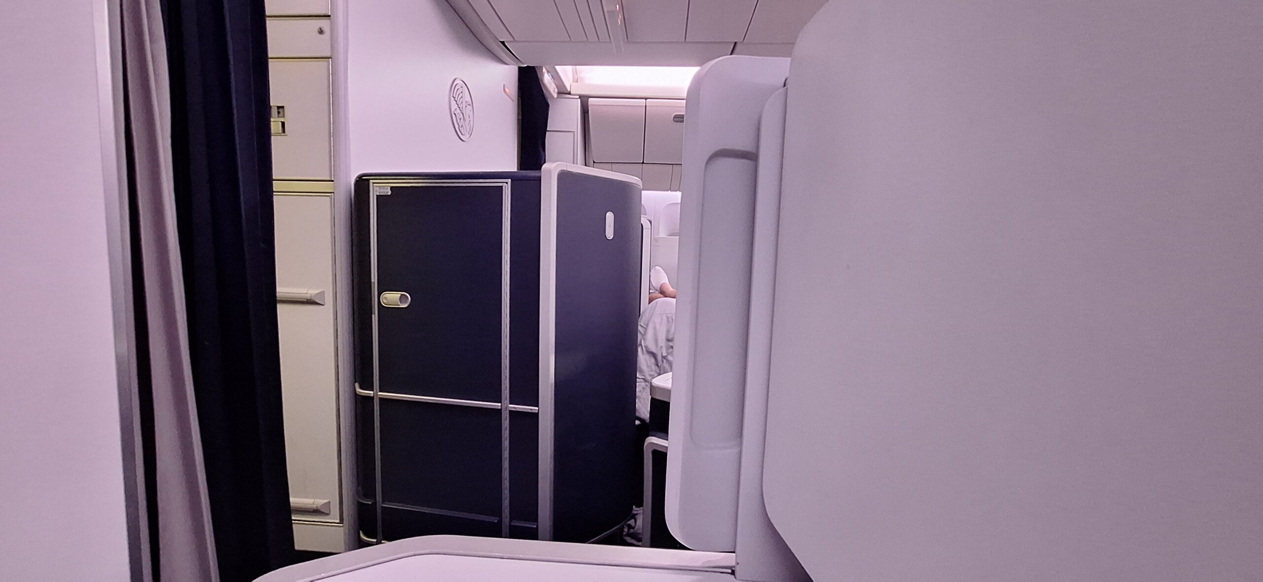 a room with a door open