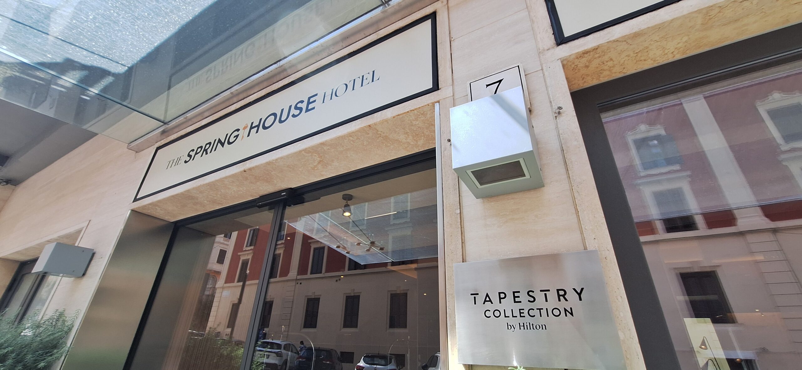 a sign on a building