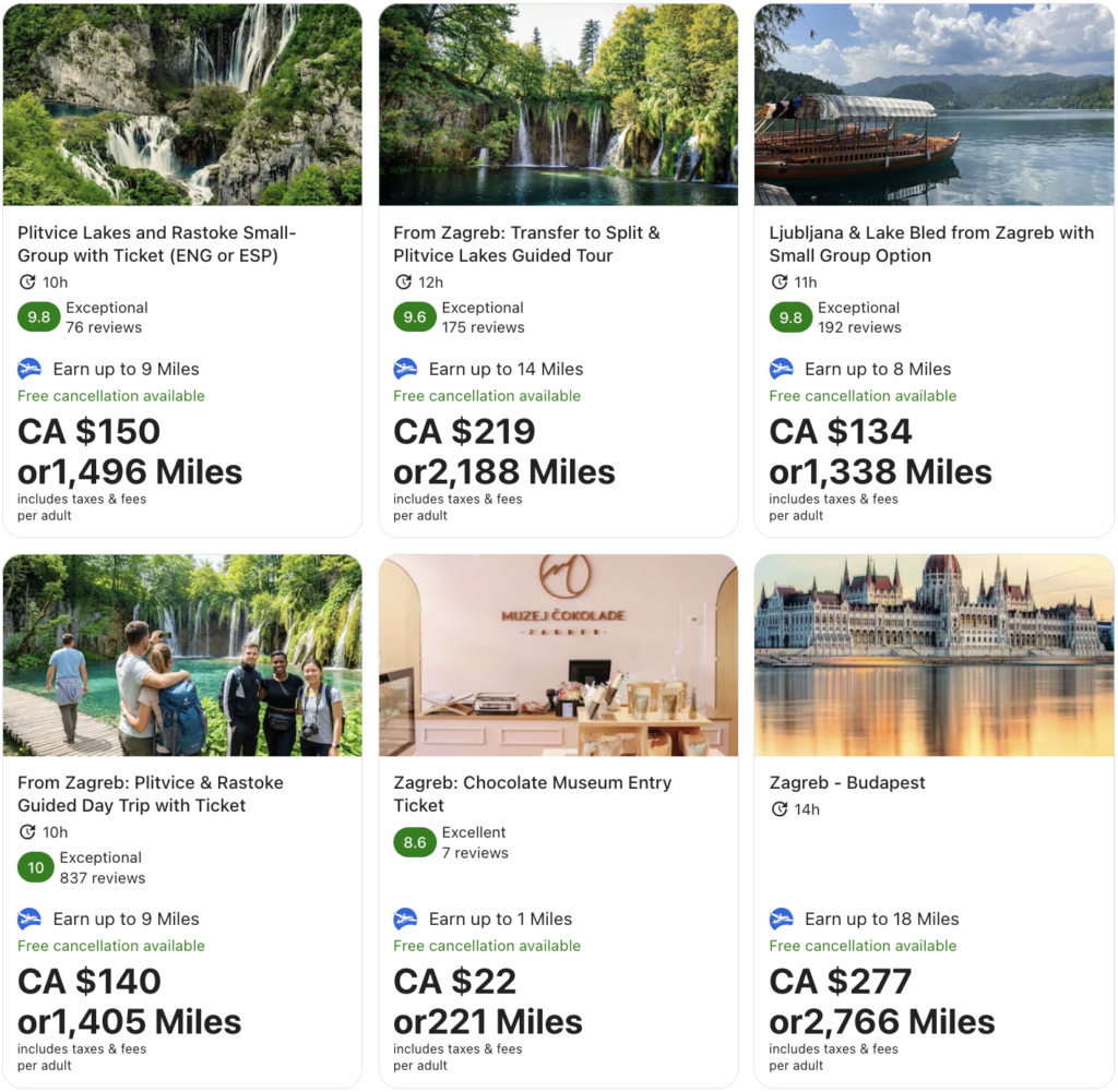 air miles travel redemption