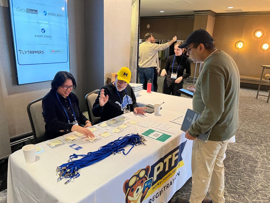 a group of people at a table