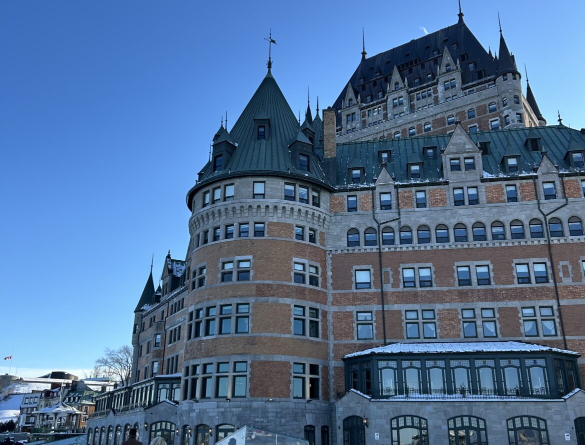 a large building with many windows