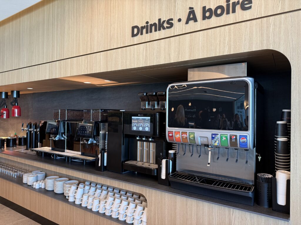 Air Canada Cafe YVR C50 a coffee machine and coffee dispenser