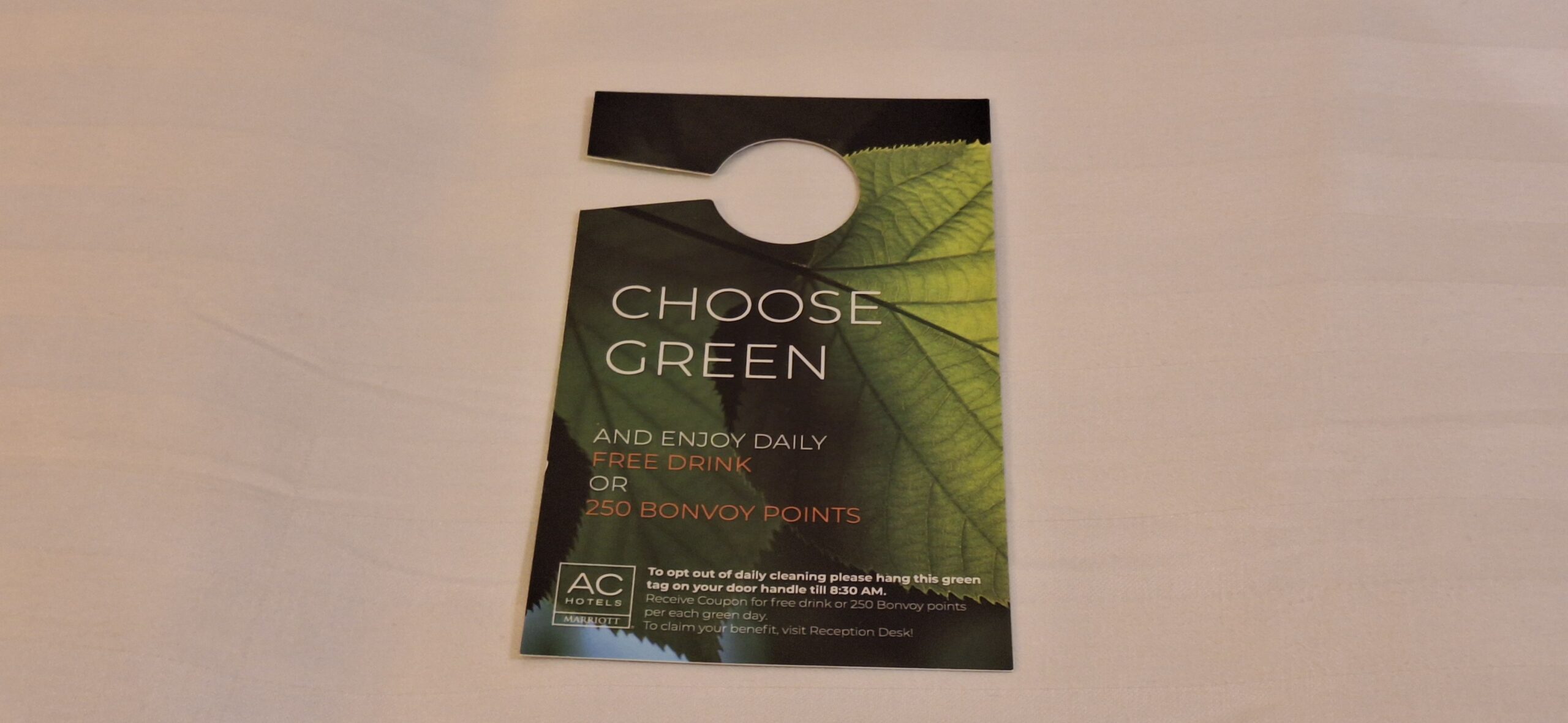 AC Hotel Riga by Marriott Review a door swinger with a leaf on it
