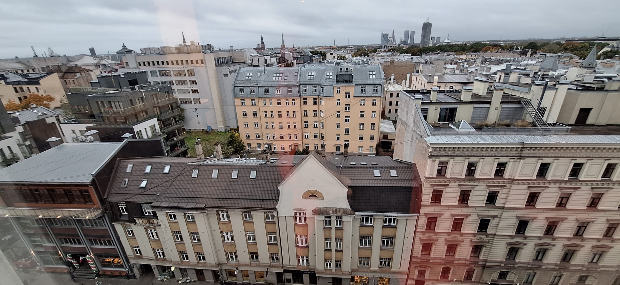 AC Hotel Riga by Marriott Review a view of a city from a window