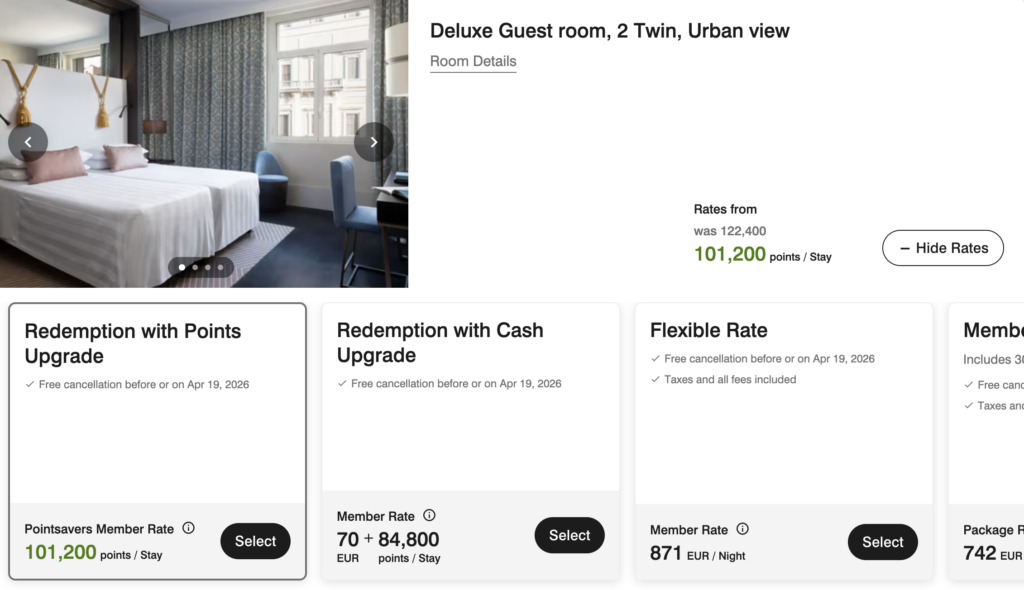 Sina Bernini Bristol Marriott Pointsavers