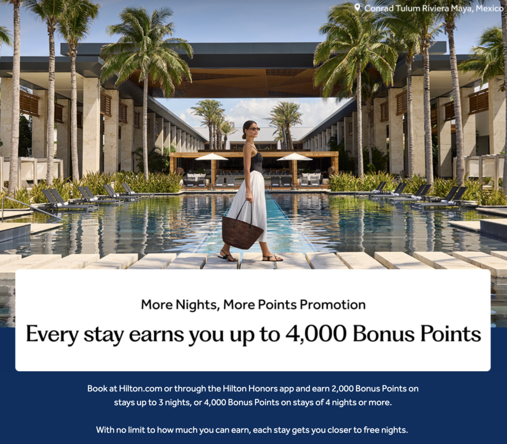 Hilton Honors promotion