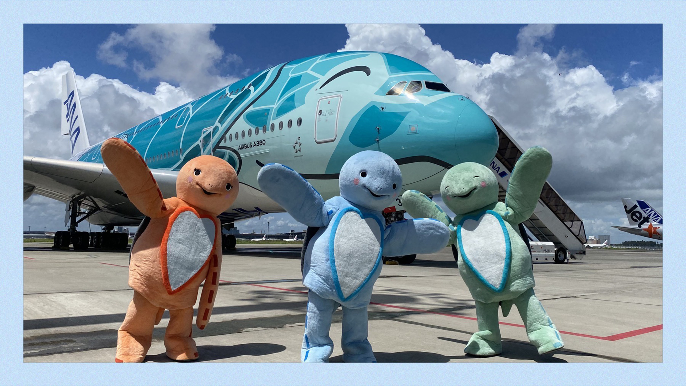 ANA A380 Flying Honu