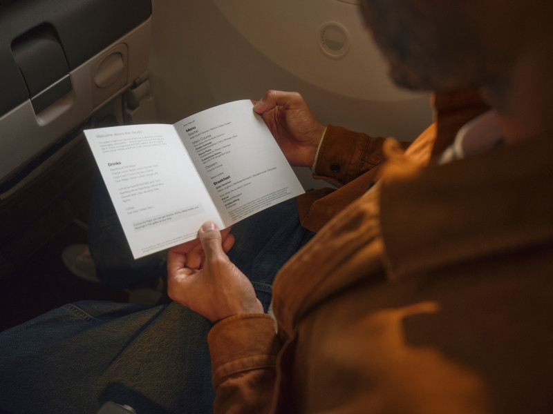 a man reading a book