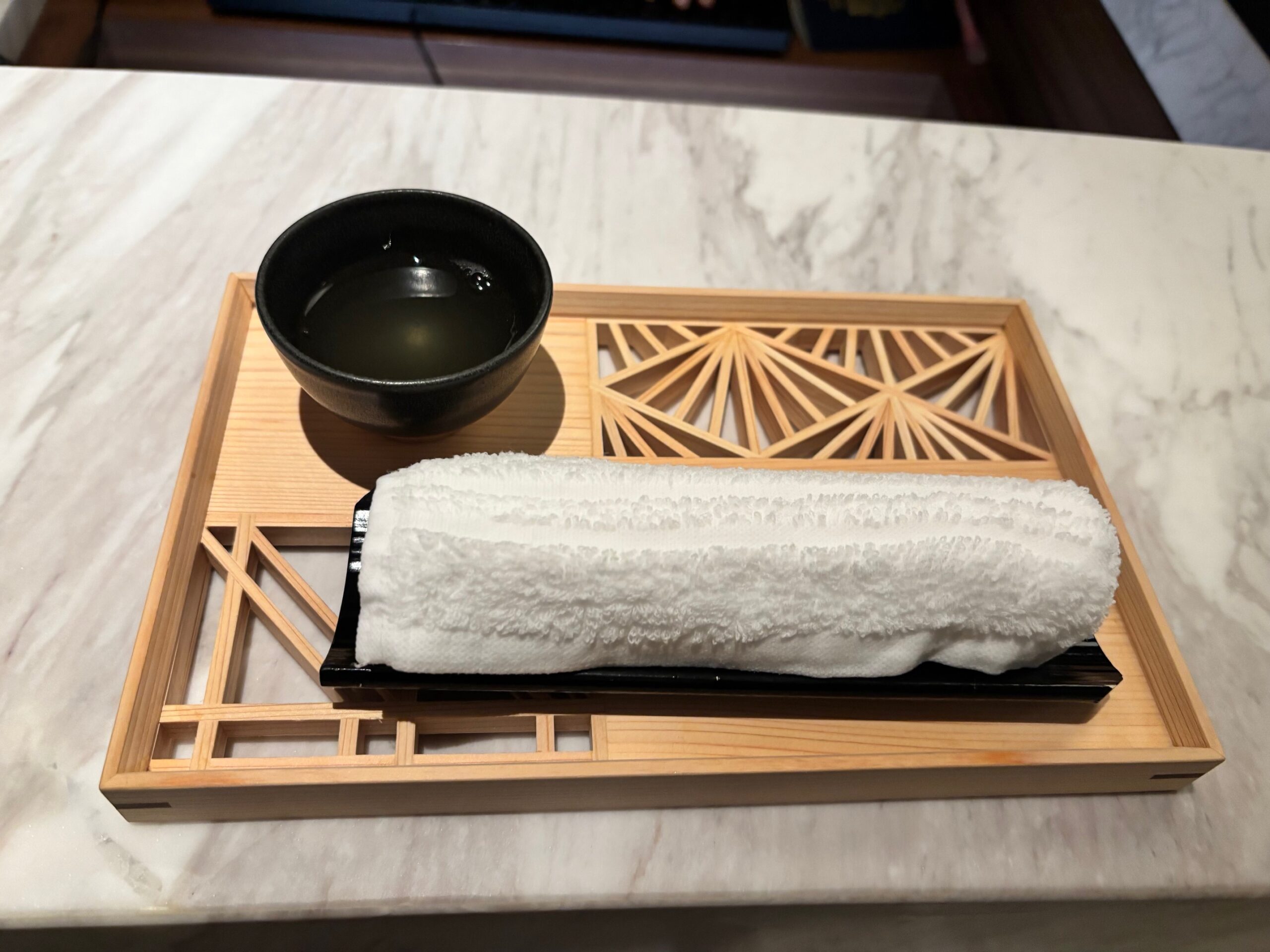 Welcome drink amenity