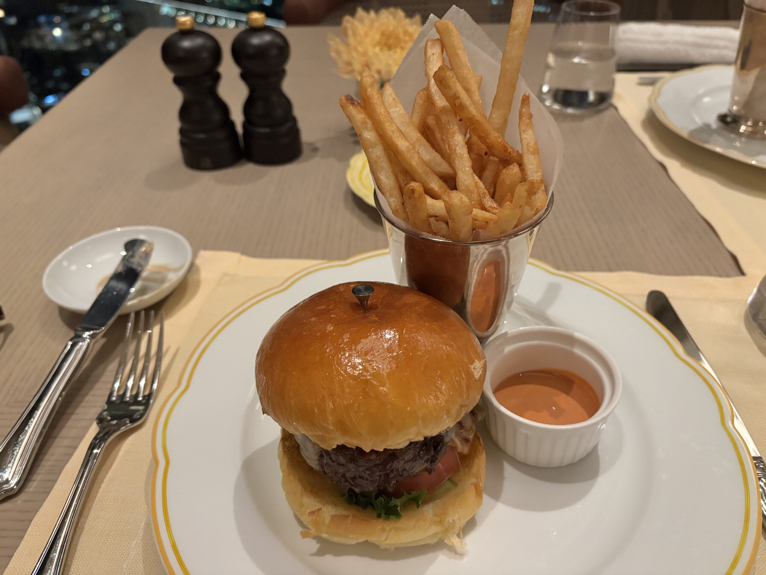 Burger and Fries