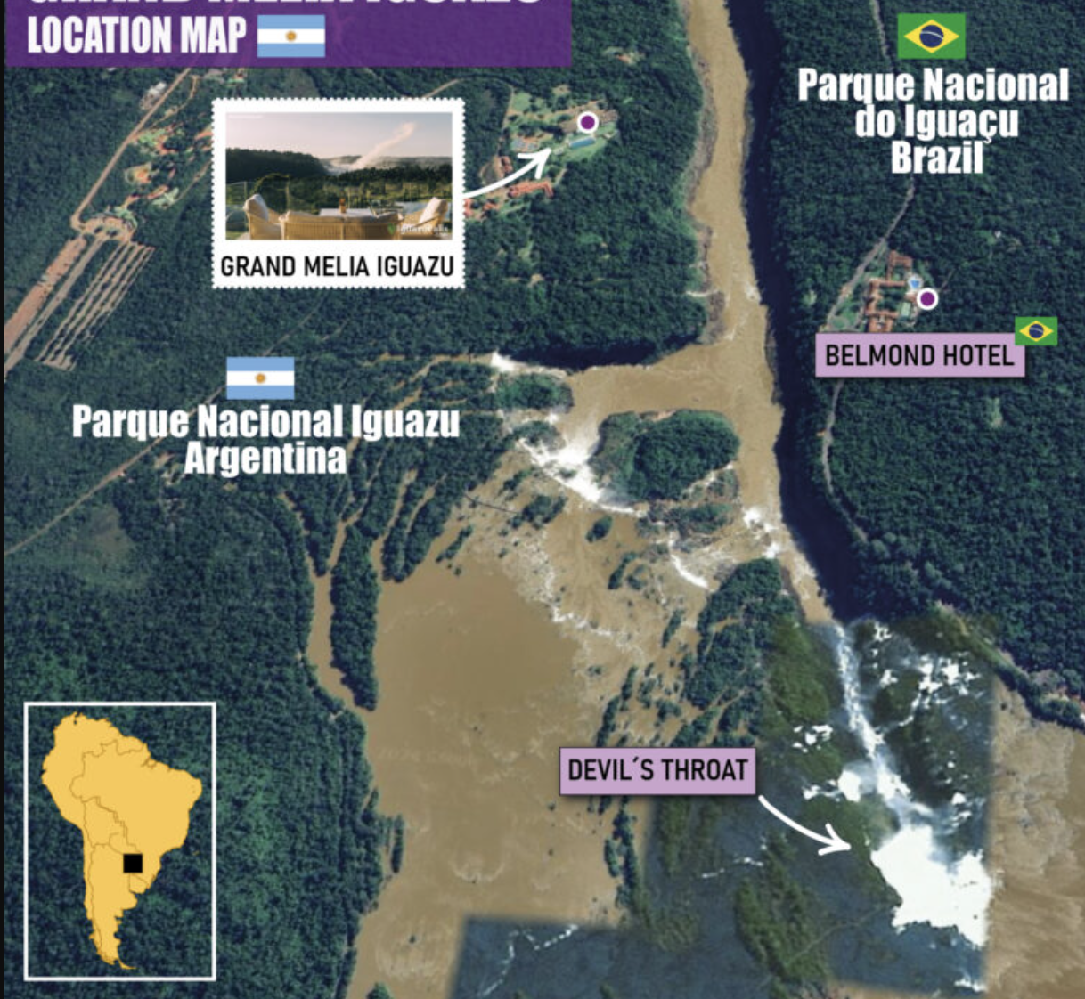 a map of the area