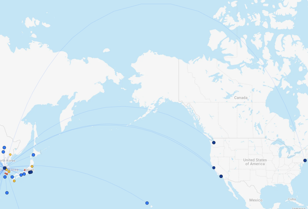 Asiana route network