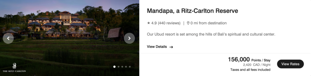 Marriott redemption at Mandapa