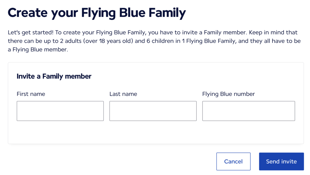 Flying Blue Family
