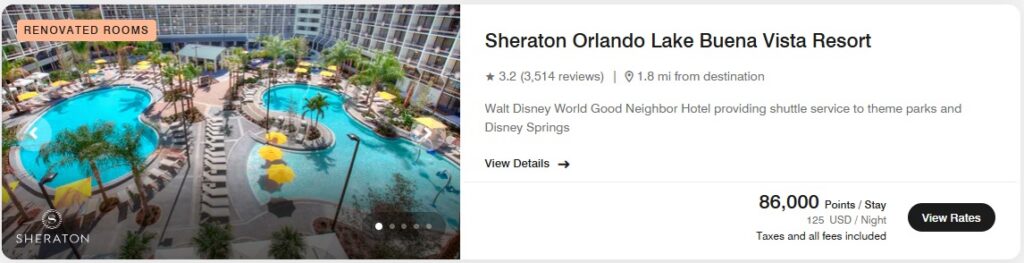 a screenshot of a hotel