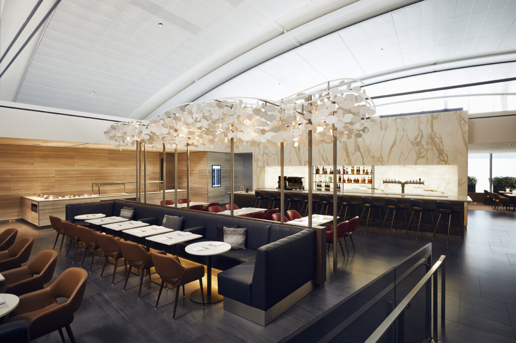 a restaurant with tables and chairs