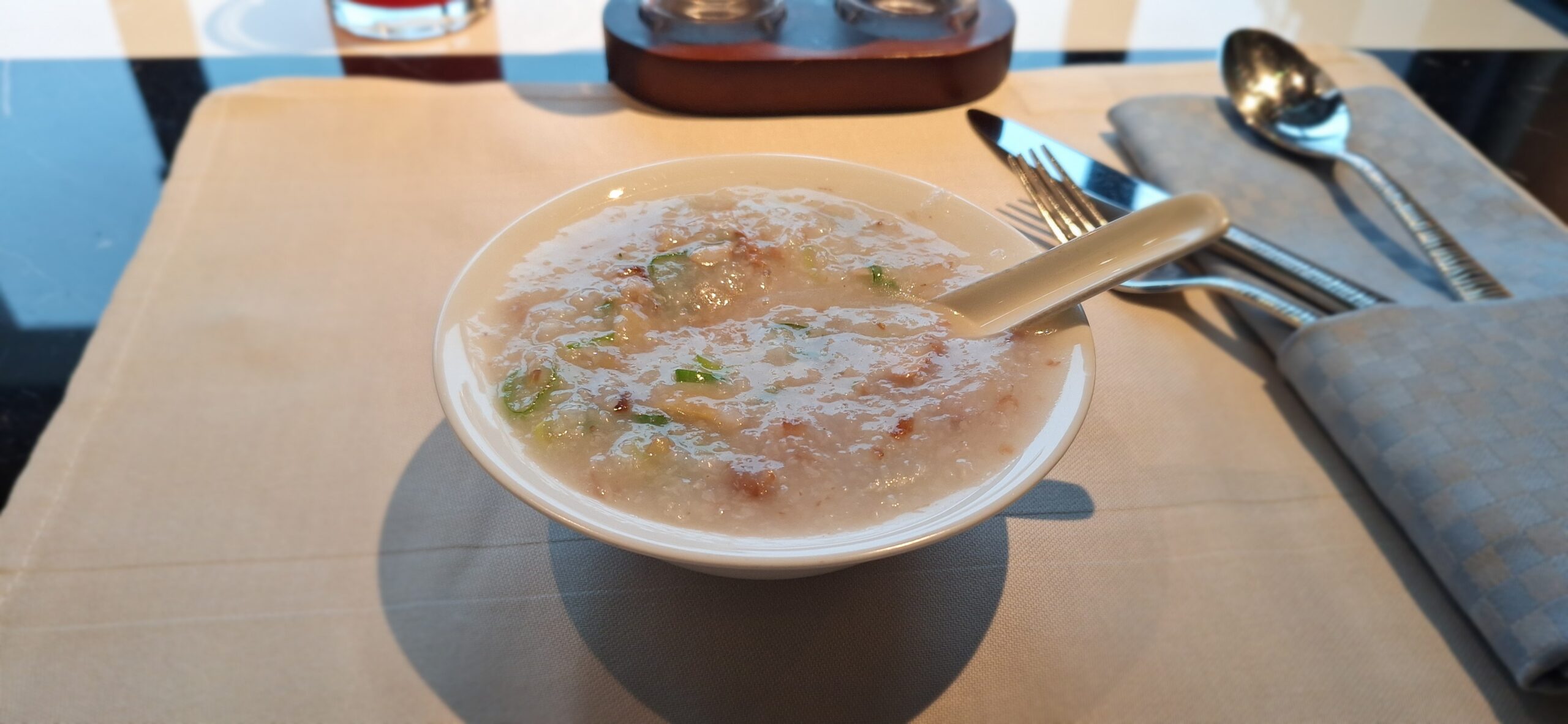 The Park Lane Hong Kong Review a bowl of food with a spoon