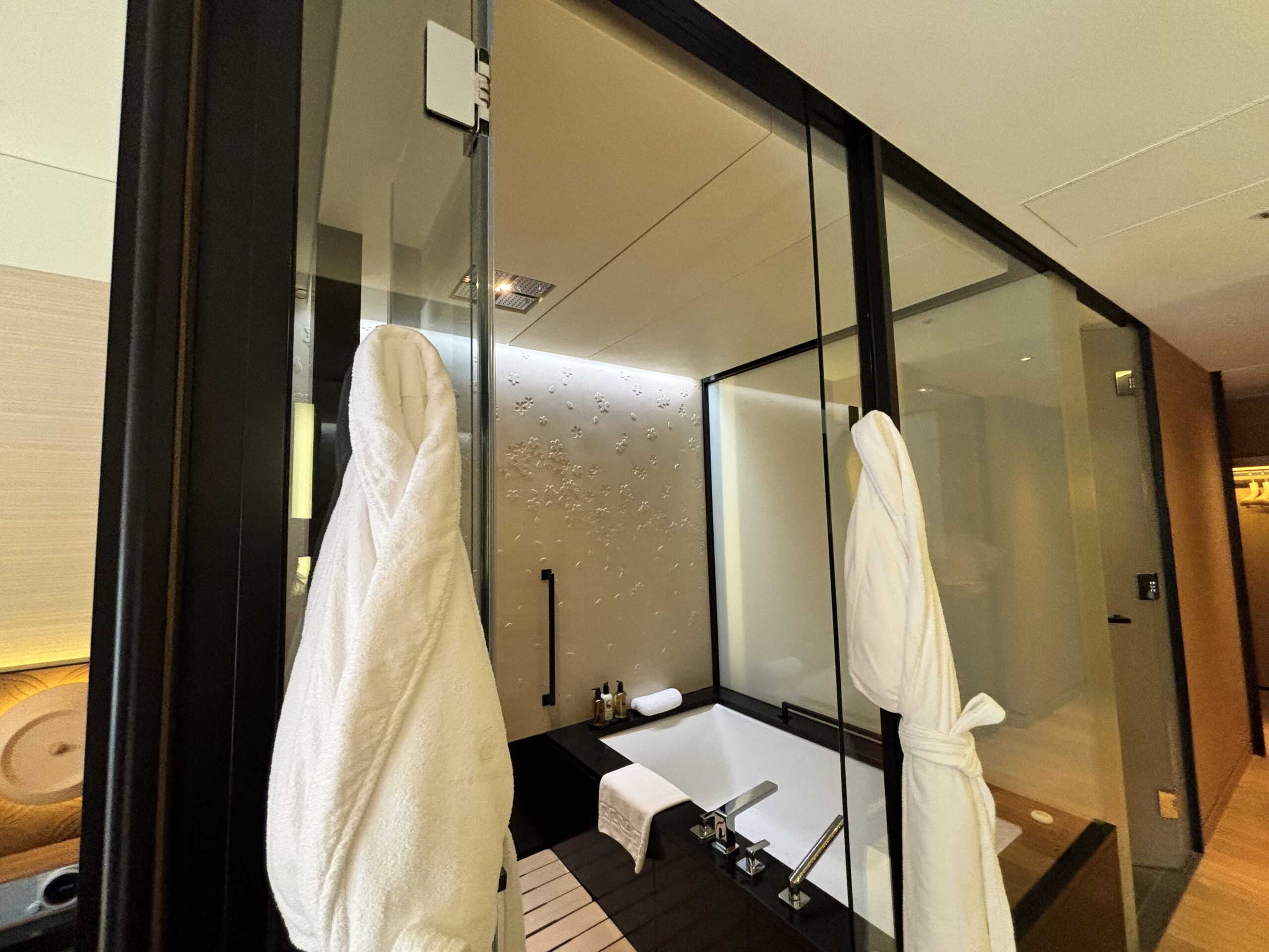 Shower and soaker tub