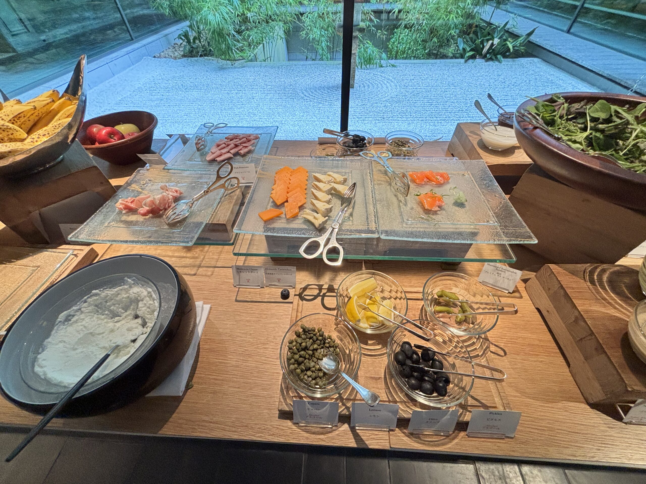 Cheese and fruits