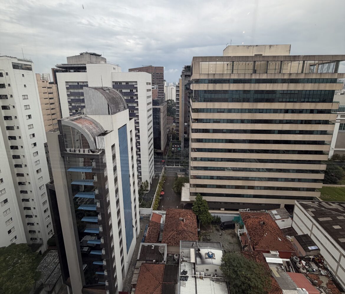 a city with many tall buildings