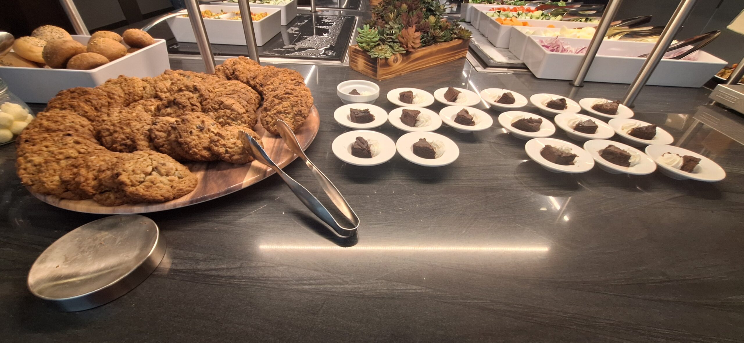 a plate of food on a table