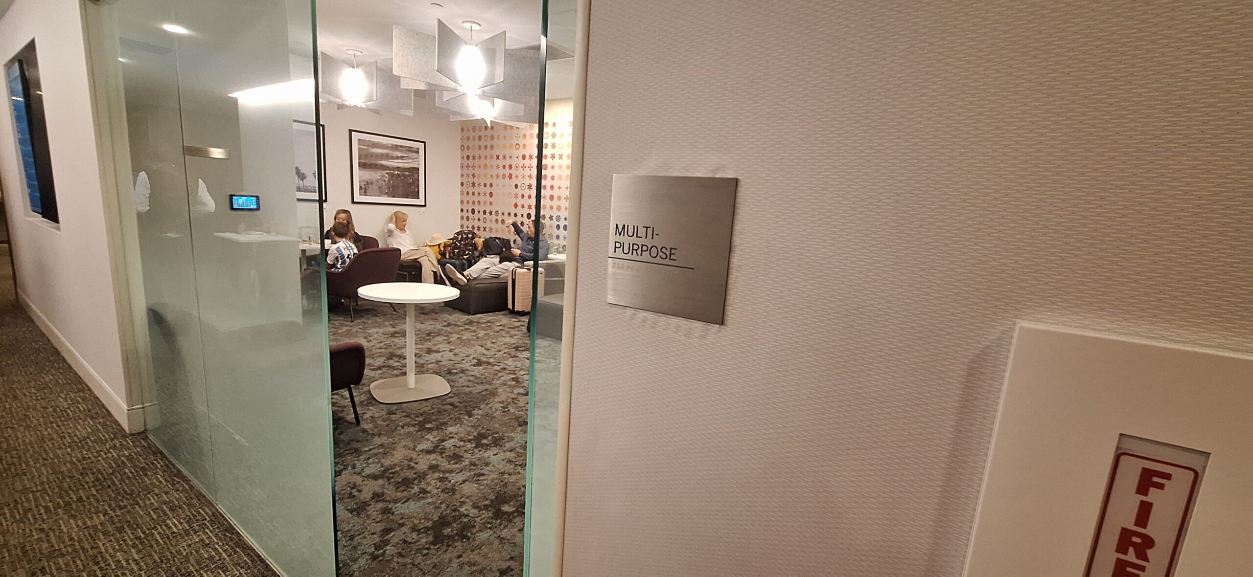 a group of people in a room