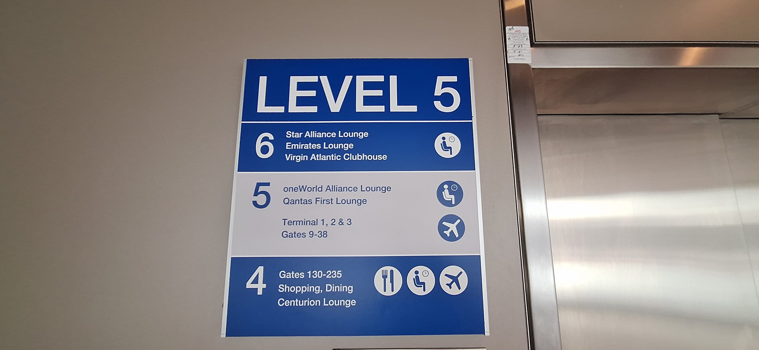 a sign on a wall