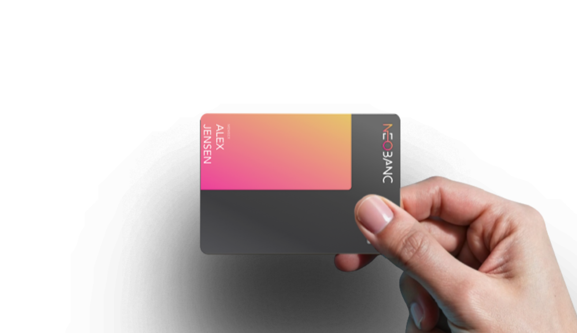 a hand holding a card