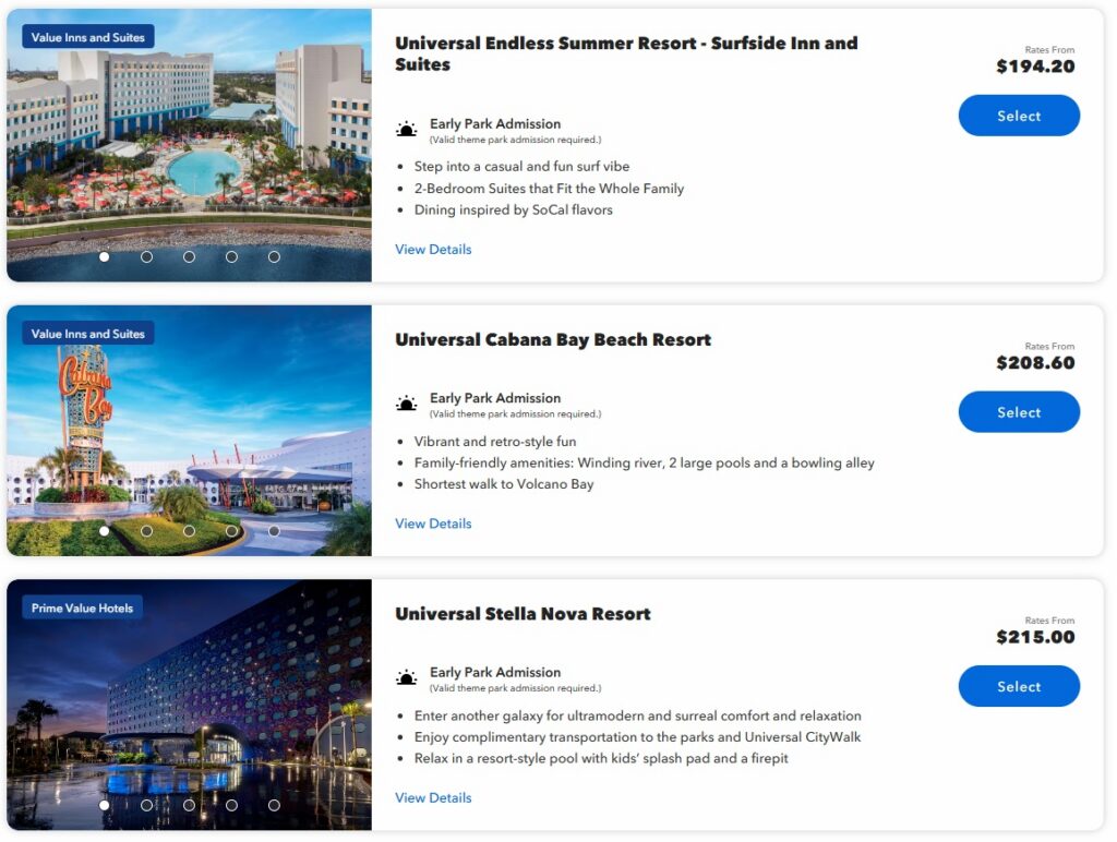 a screenshot of a hotel