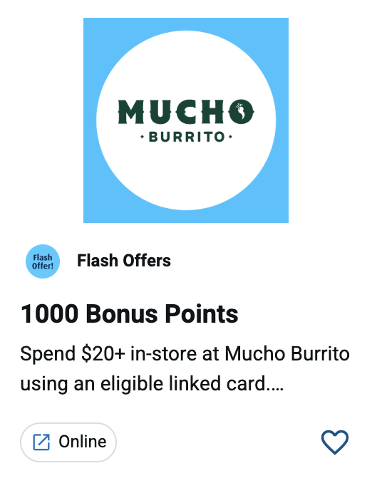 Blue Rewards Flash Promo