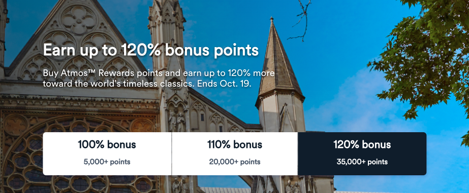 Buy Atmos Rewards points