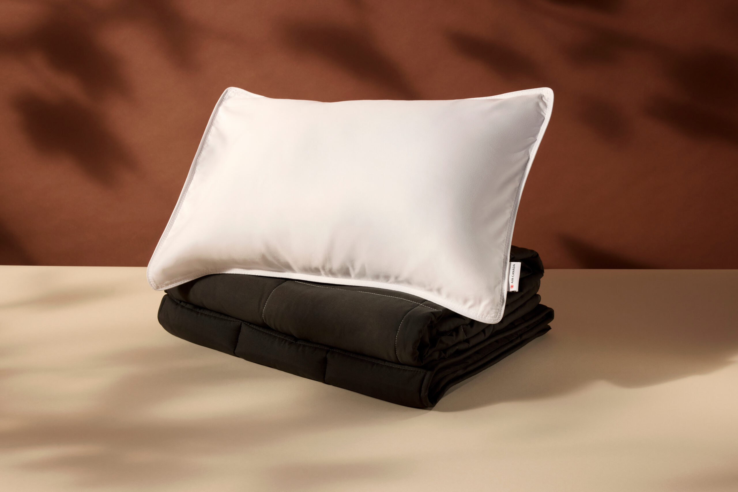 Air Canada new bedding and amenity kits