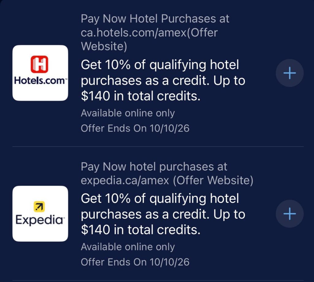 Amex offer