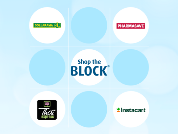 Blue Rewards Shop the Block