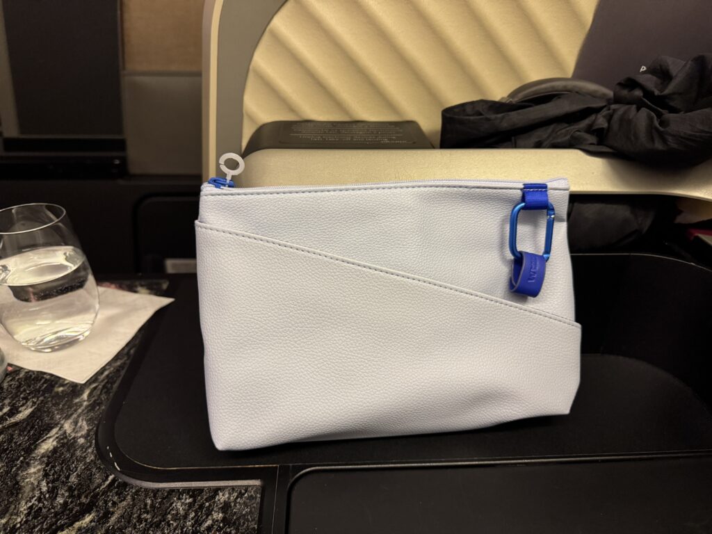 LATAM business class amenity kit