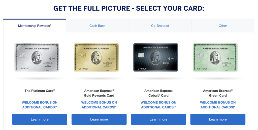 Amex supplementary card offer