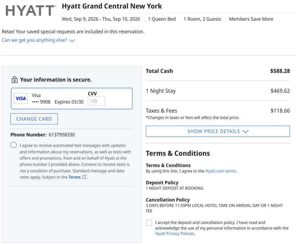 Hyatt Uber hotel