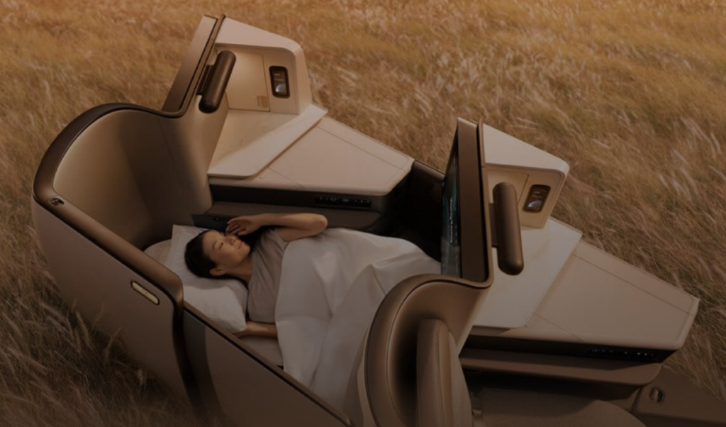 Cathay Pacific Aria suite business class