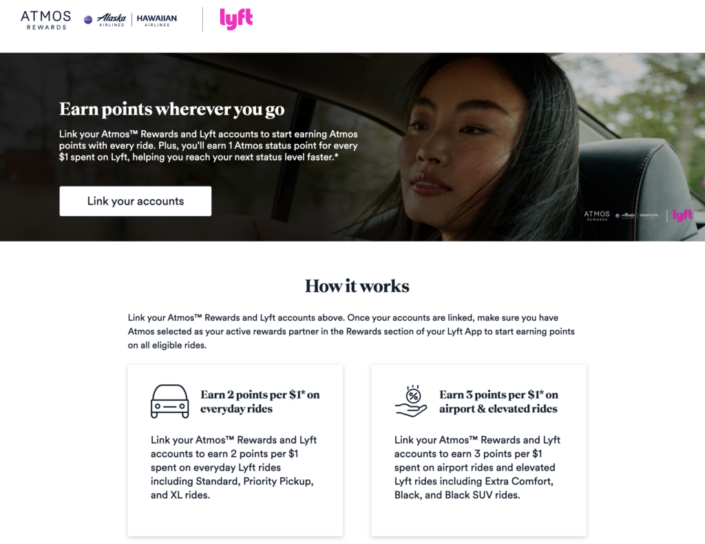 Lyft Alaska Atmos Rewards