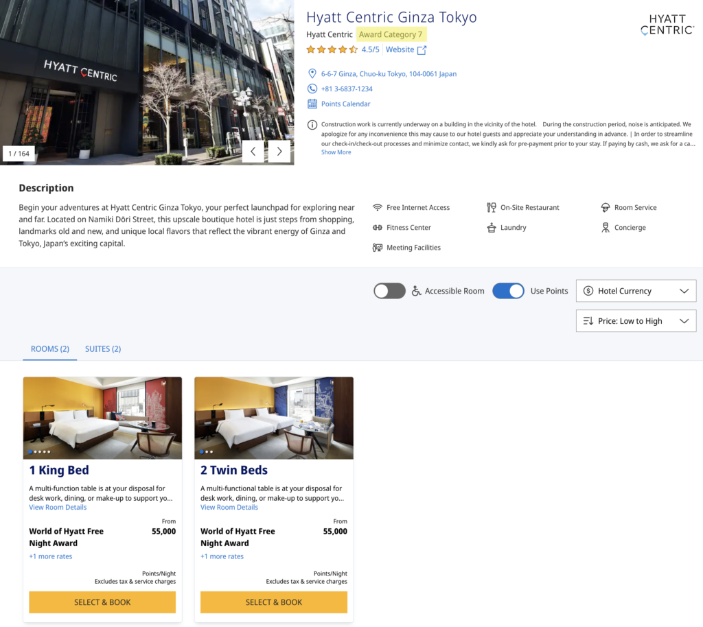 Hyatt Centric Ginza Tokyo